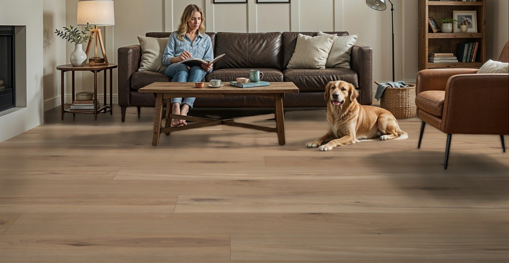 COREtec Blonde Oak Flooring: Stylish, Waterproof Luxury Vinyl for Every Home