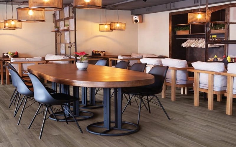 Coretec Floors Laguna Oak Room a Private Spa Area