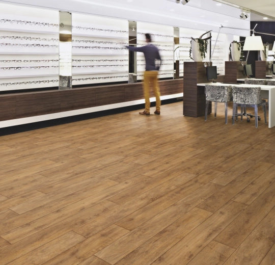 Forbo Distressed Oak Heterogeneous Sheet Vinyl 10035 Flotex Natural (79" Width)