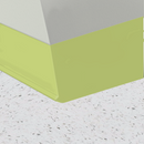 Mannington / Burke Vinyl Wall Base Type TV BUR25WR036 Citron 2.5