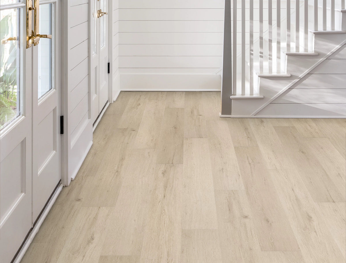 Shaw Pantheon HD+ Natural Bevel Fresco Cream 1051V-02128 7.04" x 48.03" Luxury Vinyl Plank (18.81 SF/Box)