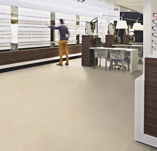 Forbo Cloudy Sand Linoleum T3711-153241 Marmoleum Modular Tile 19.69" x 19.69" (53.82 SF/Box) Discontinued