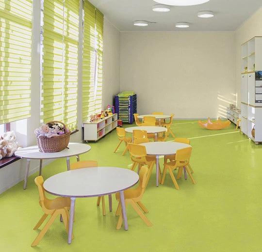 Forbo Green Glow Linoleum Sheet 374235 Marmoleum Decibel (79" Width)