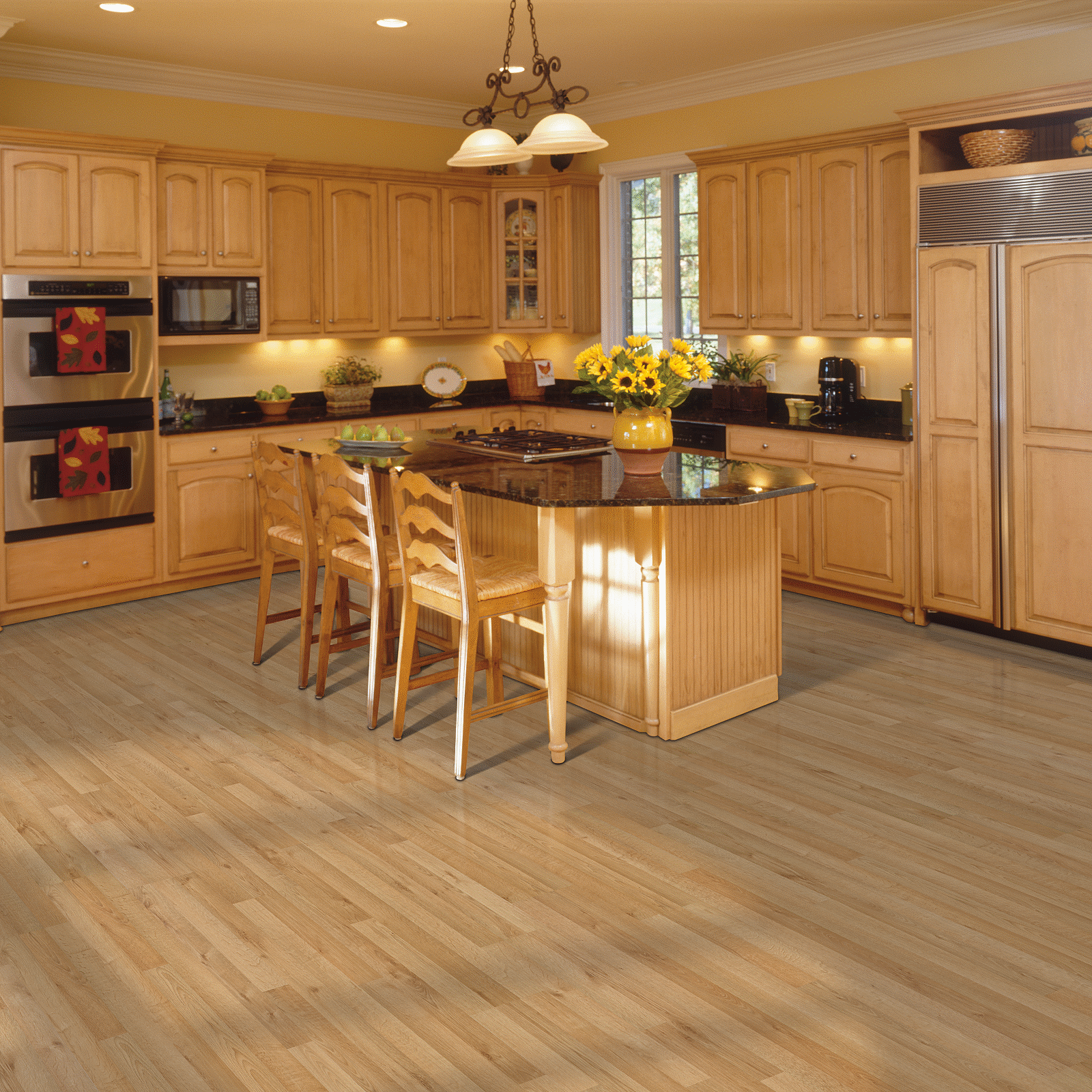 Mohawk Wheat Oak Strip Laminate CDL16-10 RevWood Essentials Carrolton 7.48" x 47.25" (17.18 SF/Box)