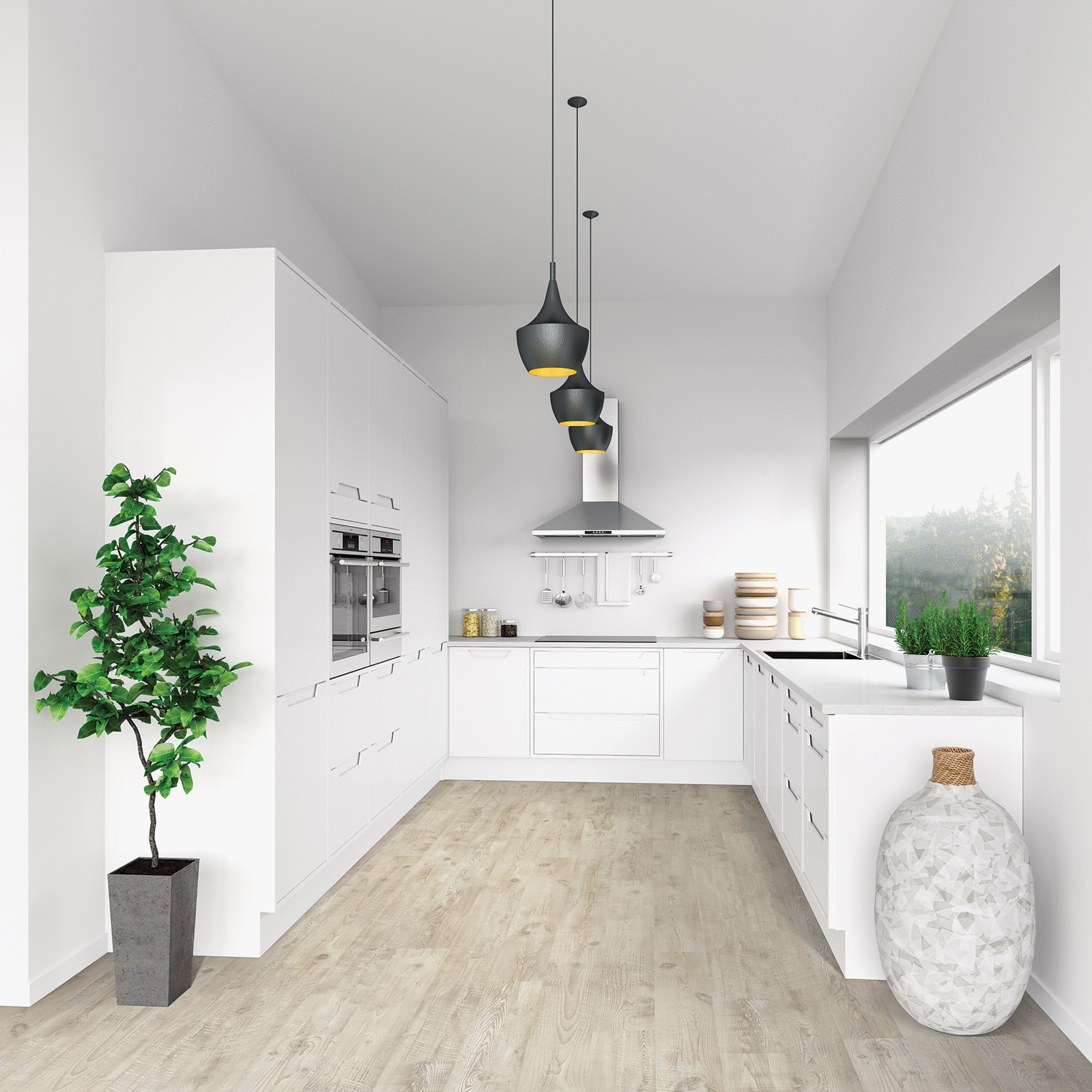 Pergo Elements Preferred Visionaire PSR02-03 Pavestone 7.49" x 47.28" Laminated Wood (19.63 SF/Box) (Market Place)