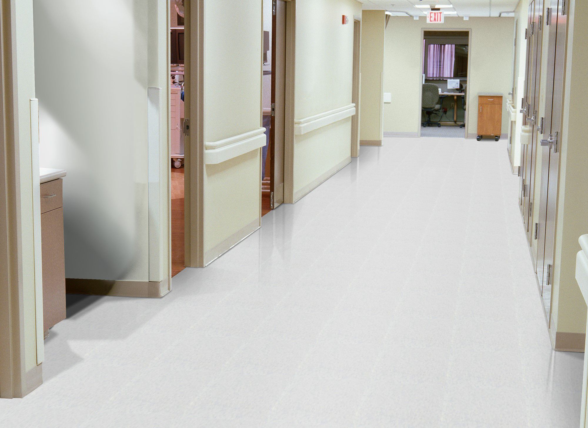 Armstrong 51860 Soft Cool Gray Standard Excelon Imperial Texture Vinyl Composition Tile VCT 12" x 12" (45 SF/Box)