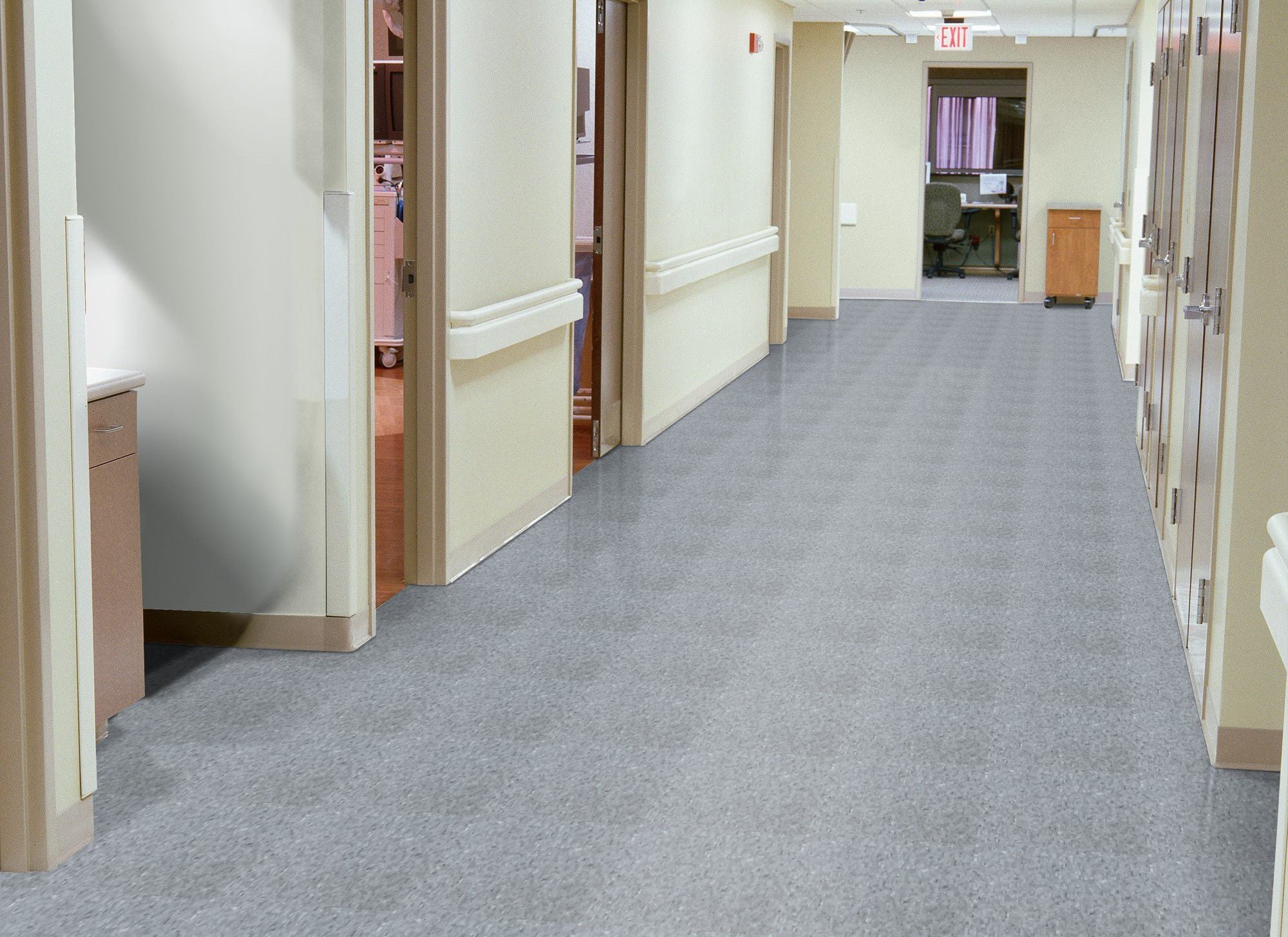Armstrong 51903 Blue Gray Standard Excelon Imperial Texture Vinyl Composition Tile VCT 12" x 12" (45 SF/Box)