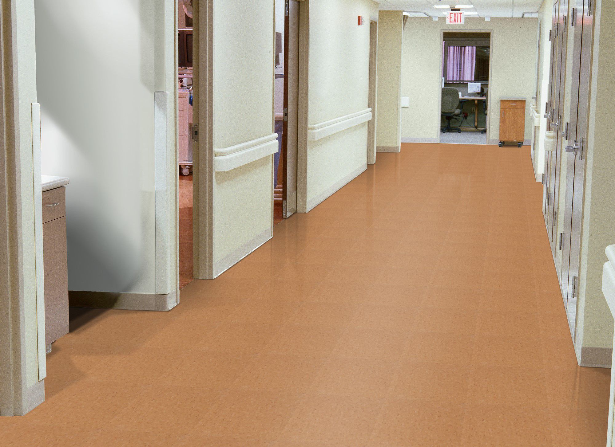 Armstrong 51942 Curried Caramel Standard Excelon Imperial Texture Vinyl Composition Tile VCT 12" x 12" (45 SF/Box)