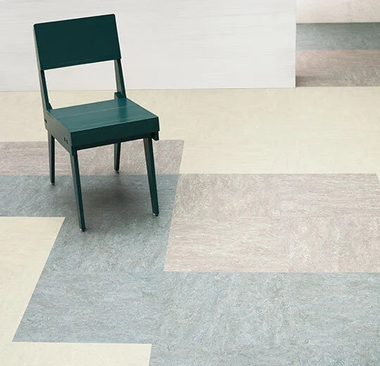 Forbo Dove Blue Linoleum Sheet 305335 Marmoleum Decibel (79" Width)