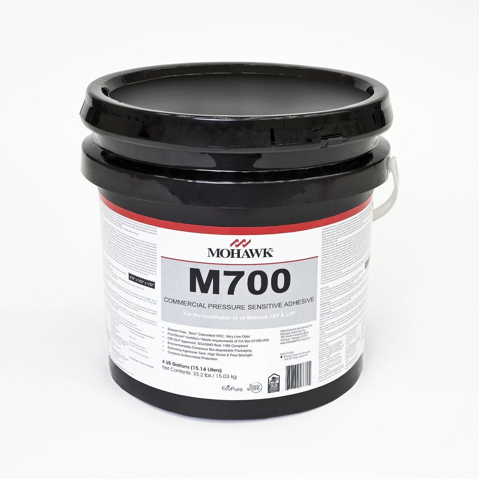 - Aladdin M700 Commercial Tile Adhesive 1 Gallon (220-260 SF)