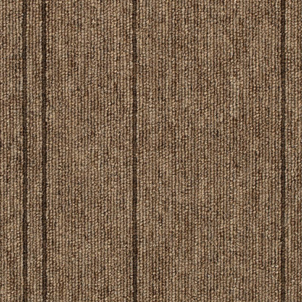 Aladdin Rule Breaker Stripe Carpet Tile QA135-748 Praline 24" x 24"