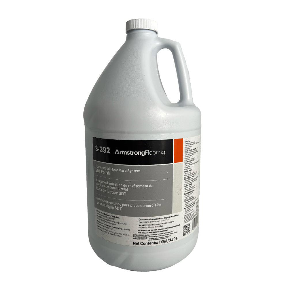 Armstrong 1 Gallon Static Dissipative Tile Polish: S-392 (1,500 to 2,000 Sq Ft per Gallon)