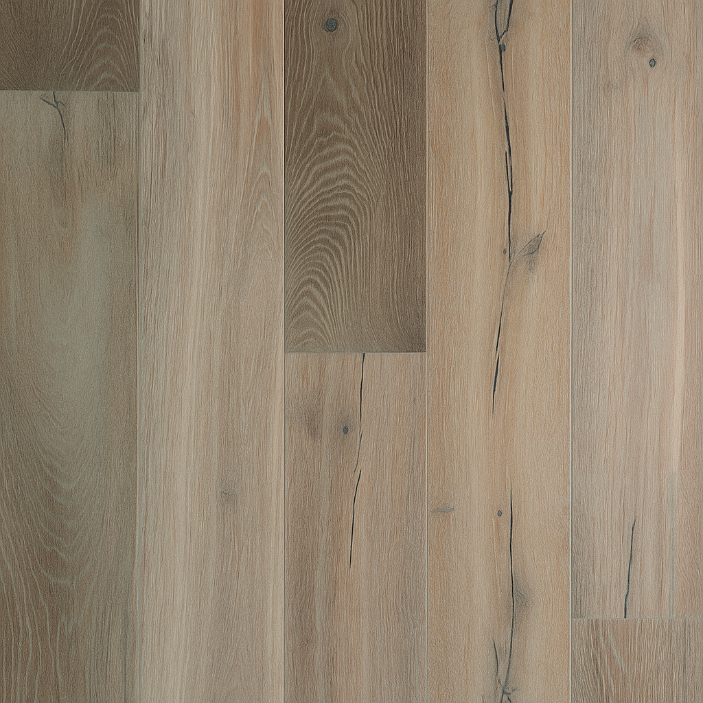 Bella Cera Villa Belize French Oak EVOVBNO291T Naro 7.5" x Varying Length up to 75" Hardwood (23.44 SF/Box)