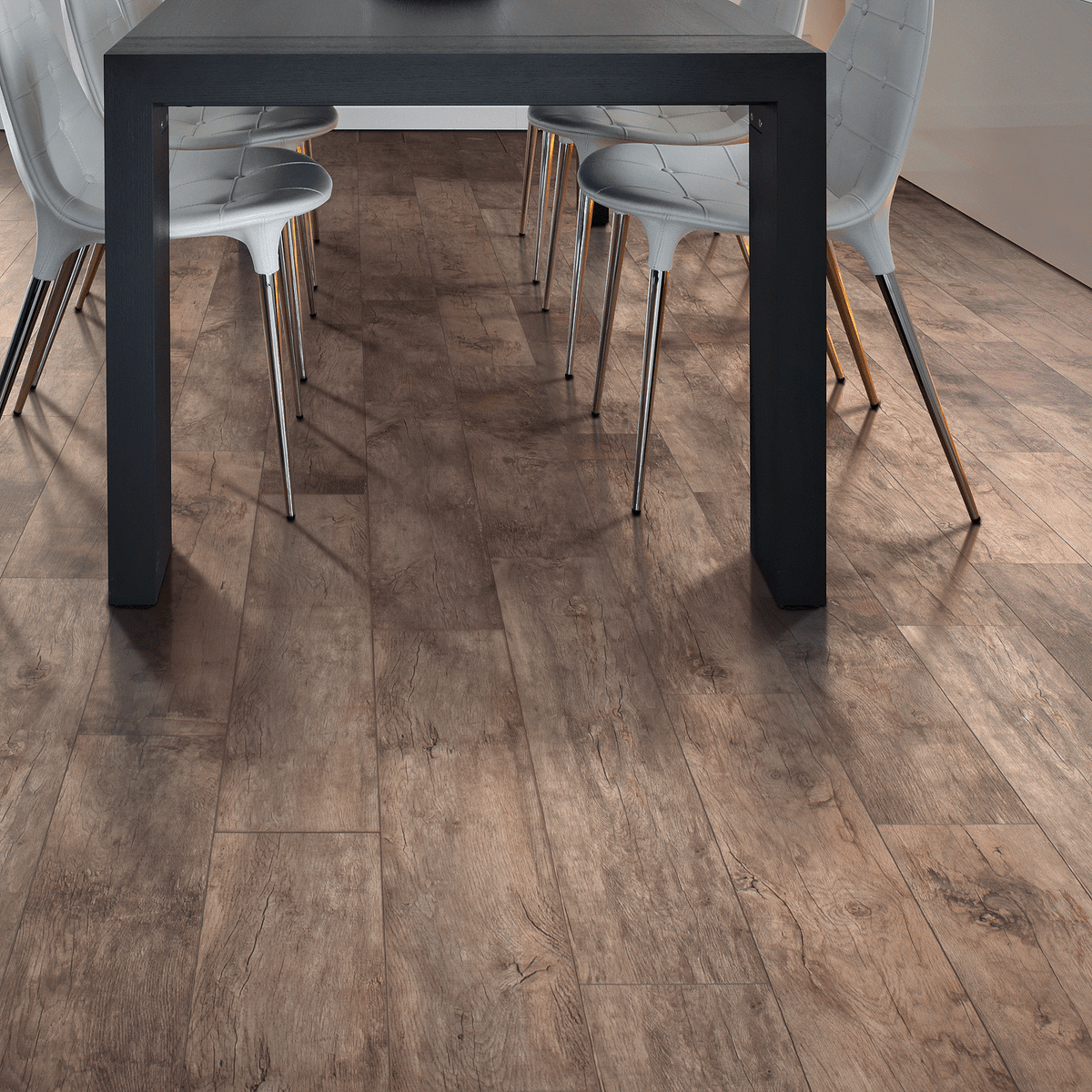 Mohawk Beachwood Cream Oak Laminate CDL73-09 RevWood Chalet Vista 7.5" x 47" (17.18 SF/Box) — room view