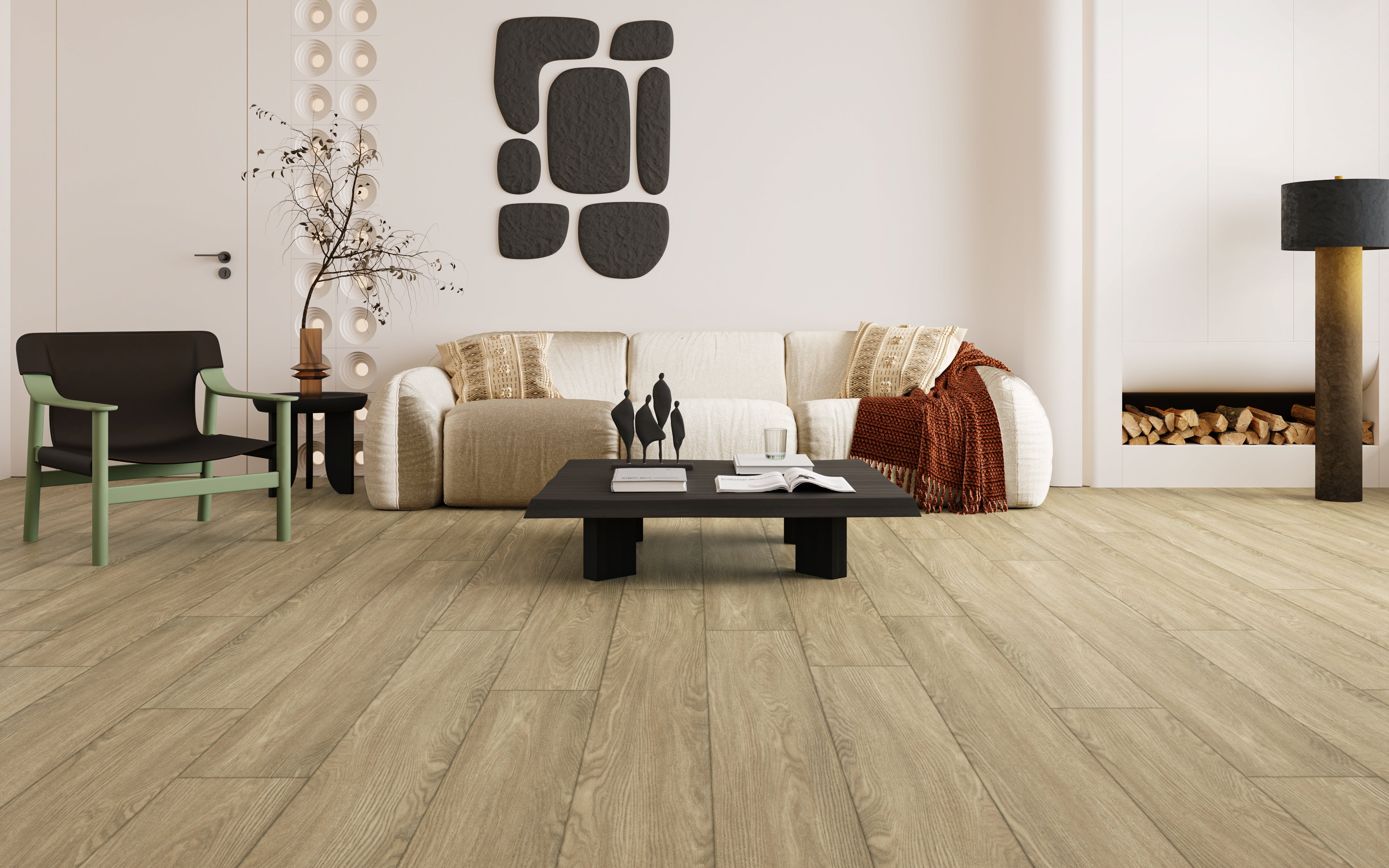 Paradigm Flooring Insignia Cashmere PI20007 WPC Luxury Vinyl Plank 9" x 60" (26.18 SF/Box)