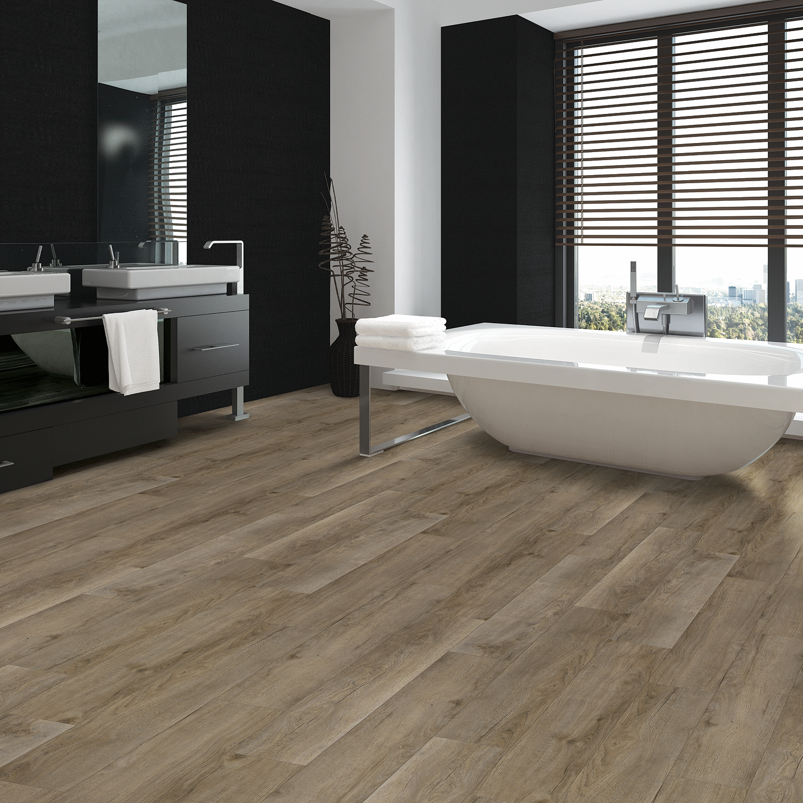 Mohawk Rustic Taupe Vinyl Plank DRS21-860 SolidTech Essentials Discovery Ridge 6" x 48" (32.15 SF/Box)