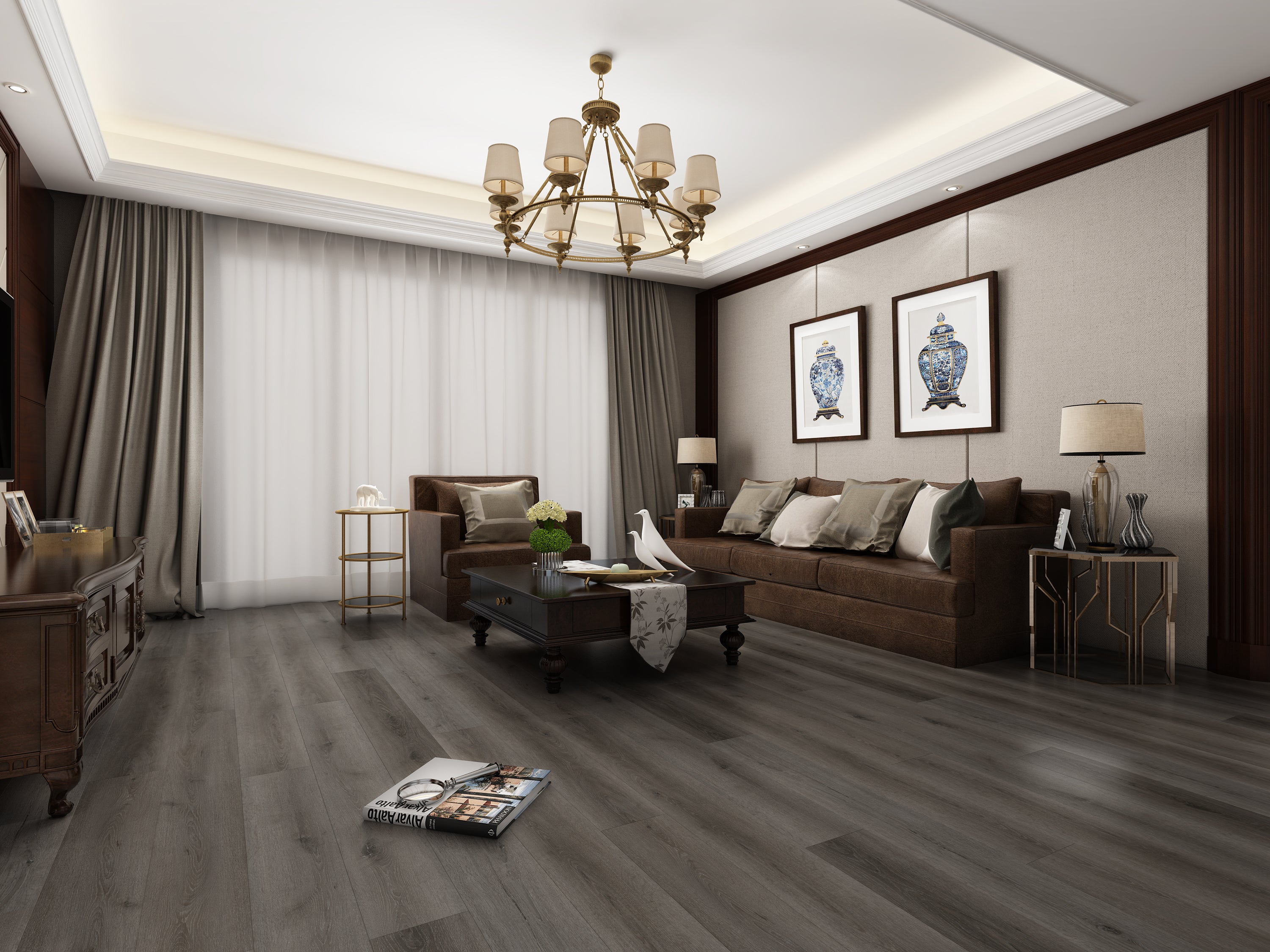 Paradigm Flooring Performer 12mil Fog PPSPC1213 SPC Luxury Vinyl Plank 7” x 60" (23.67 SF/Box)
