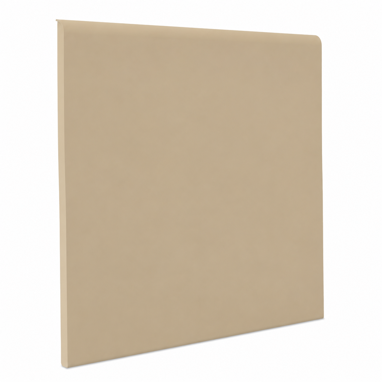 Roppe Pinnacle Series Rubber Wall Base Flax 3" x 120' Roll by 1/8" Straight (Toeless) (120 LF / Box)