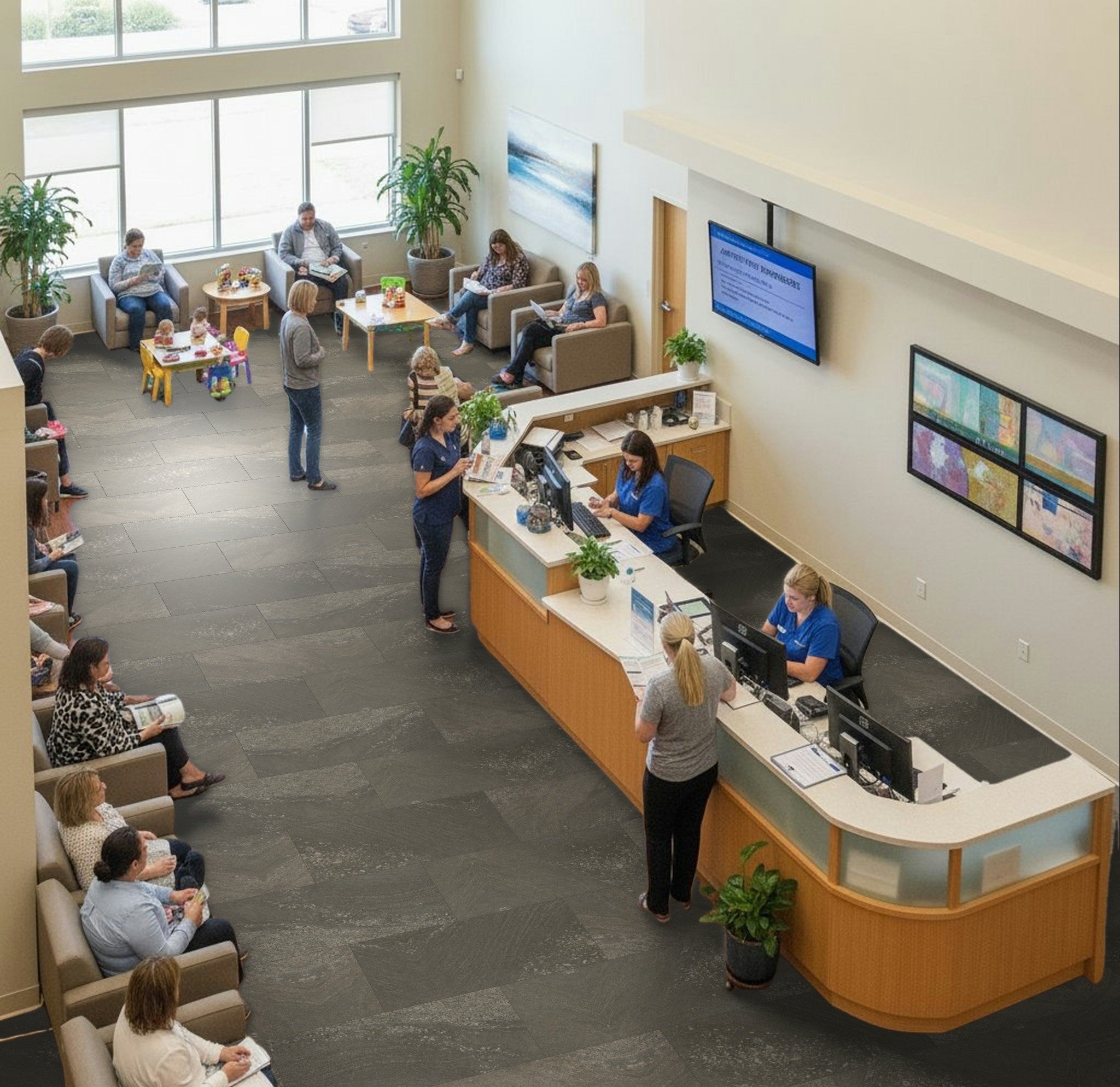 Luxway Floors Clayton 270524 Glue Down LVT 12" x 24"