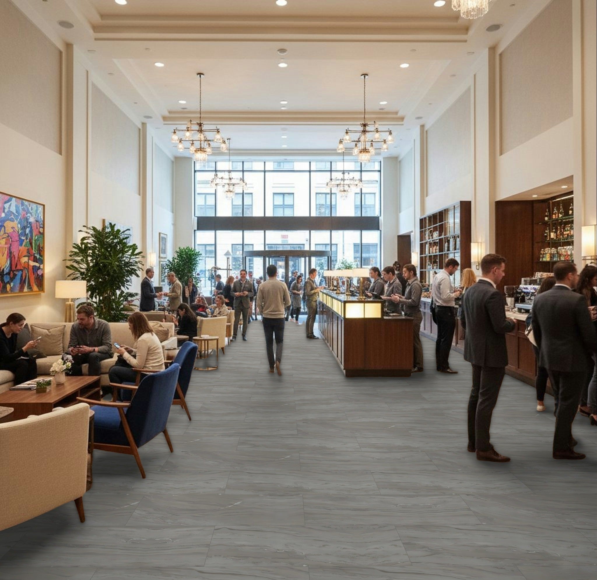 Luxway Floors Hudson 270324 Glue Down LVT 12" x 24"