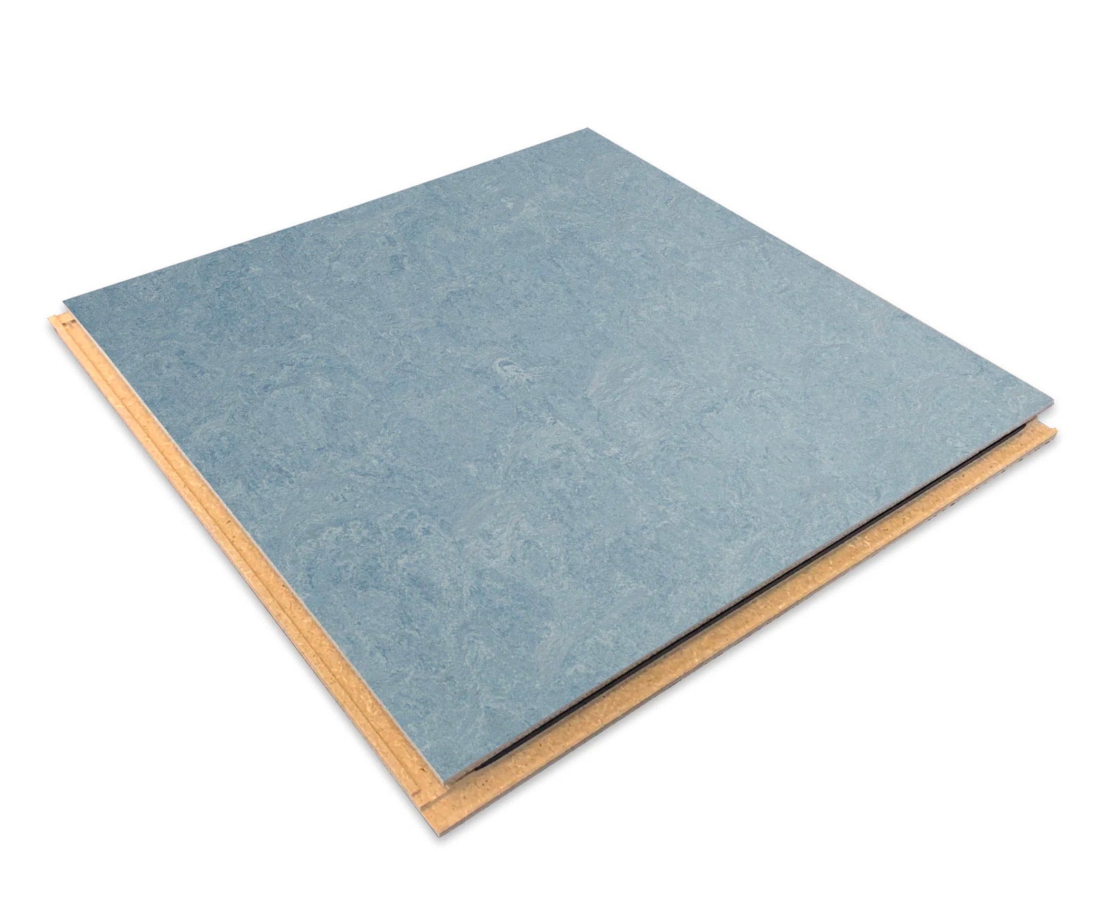 Forbo Marmoleum Click Cinch LOC Seal 333828 Blue Heaven 12" x 12" Linoleum Tile Flooring