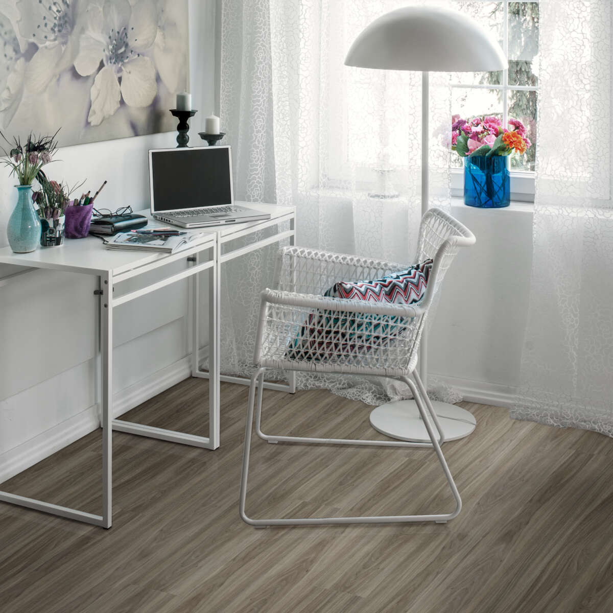 Congoleum Triversa Prime Greige TX041 SPC Luxury Vinyl Plank SmartLock Clic System 7" x 48" (23.9 SF/Box)