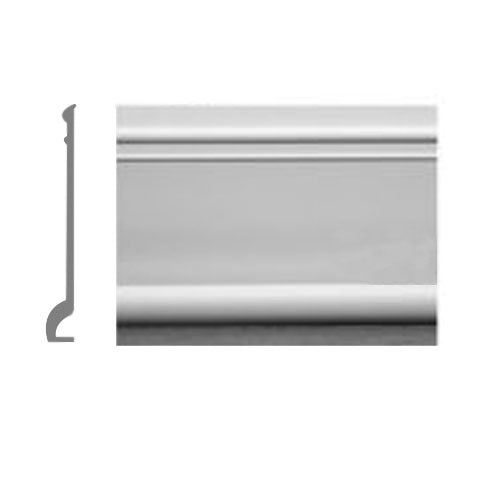 Roppe Pinnacle Plus Wall Base Intrigue #90 Brown 4" x 60' Roll by 3/8" Cove (with Toe)