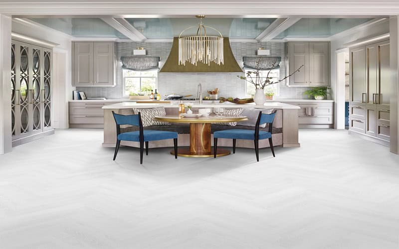 Stanton Natural Beauty Herringbone Lenox Peak Blanca 35402 5" X 24" Luxury Vinyl Plank (26.05 SF/Box)