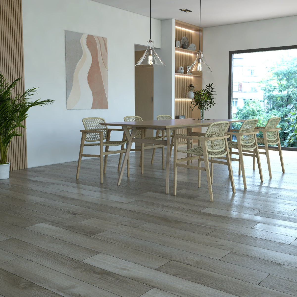 Luxway Timberton 9" x 60" Click-Lock Signature LVP Planks (22.6 SF/Box) — room view