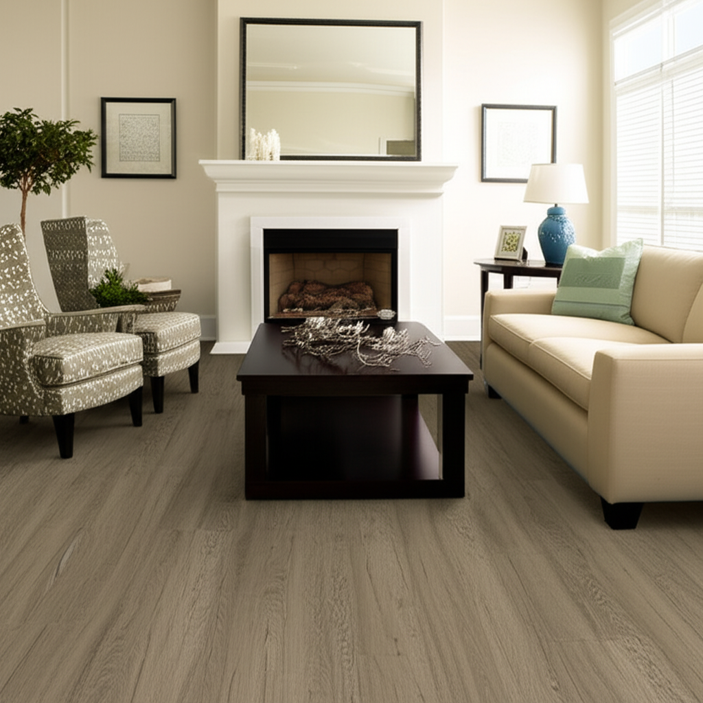 Luxway Violet Meadow 7.25" x 48" Glue Down LVT