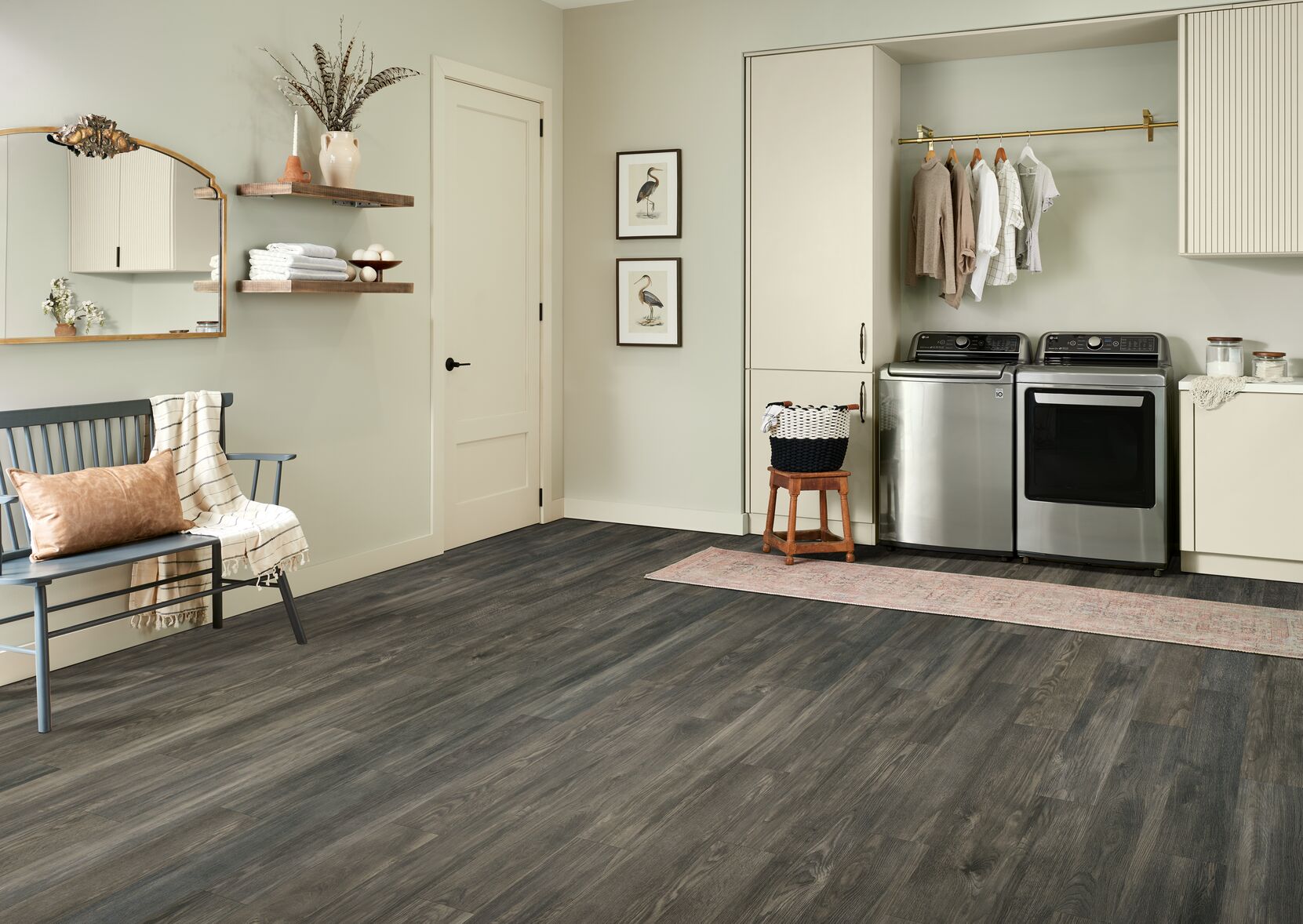 Armstrong American Personality Pro P1009 Thunderbolt 6.5" x 48" Luxury Vinyl Tile (38.88 SF/Box)