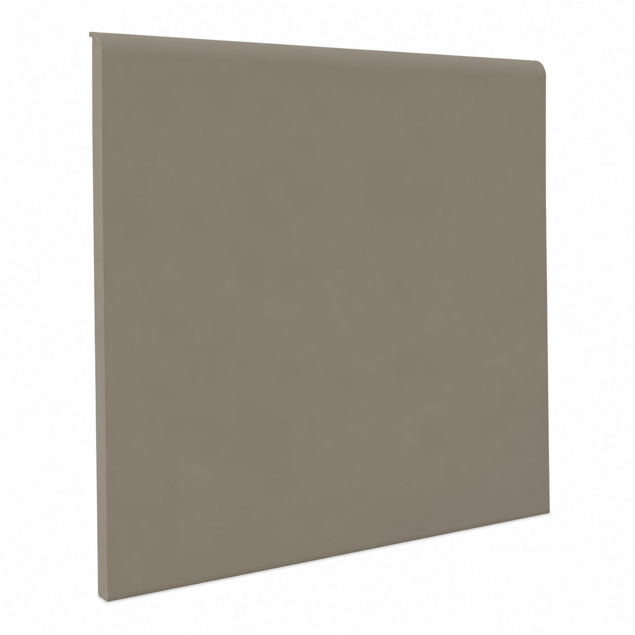 Roppe Pinnacle Series Rubber Wall Base Pewter 3" x 120' Roll by 1/8" Straight (Toeless) (120 LF / Box)