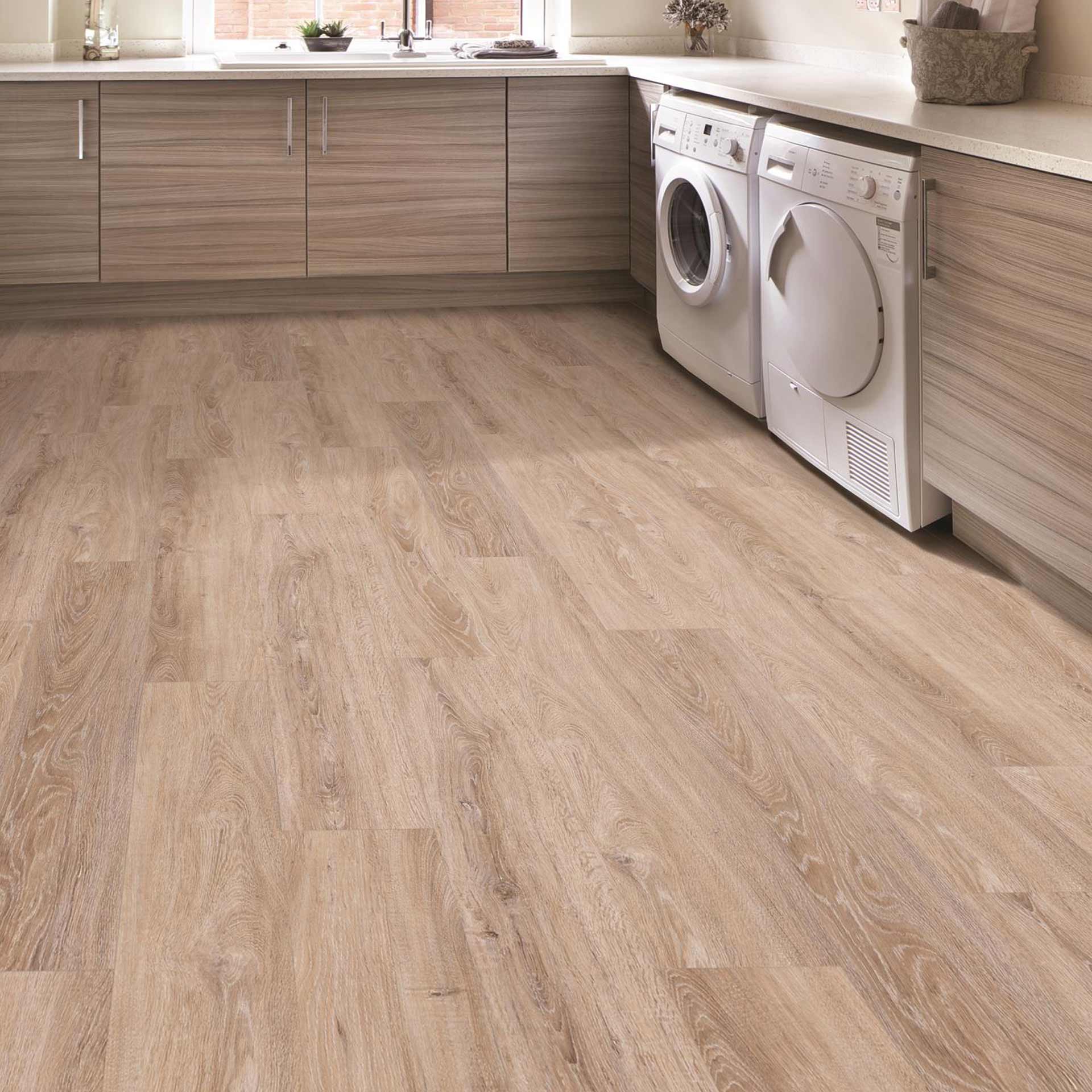 Tarkett / Johnsonite ProGen Luxury Vinyl Plank 270265015 Vista Oak Limed Natural 7" x 48" (28.52 SF/Box)