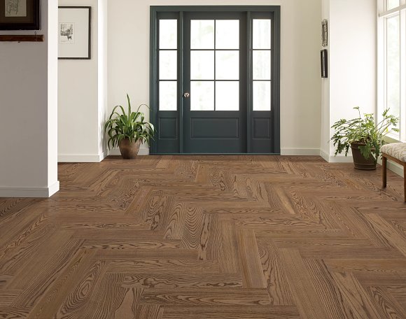 Anderson Tuftex European Ash Herringbone AA846-17061 Biscotti 4.72" x Varying Length Engineered Hardwood