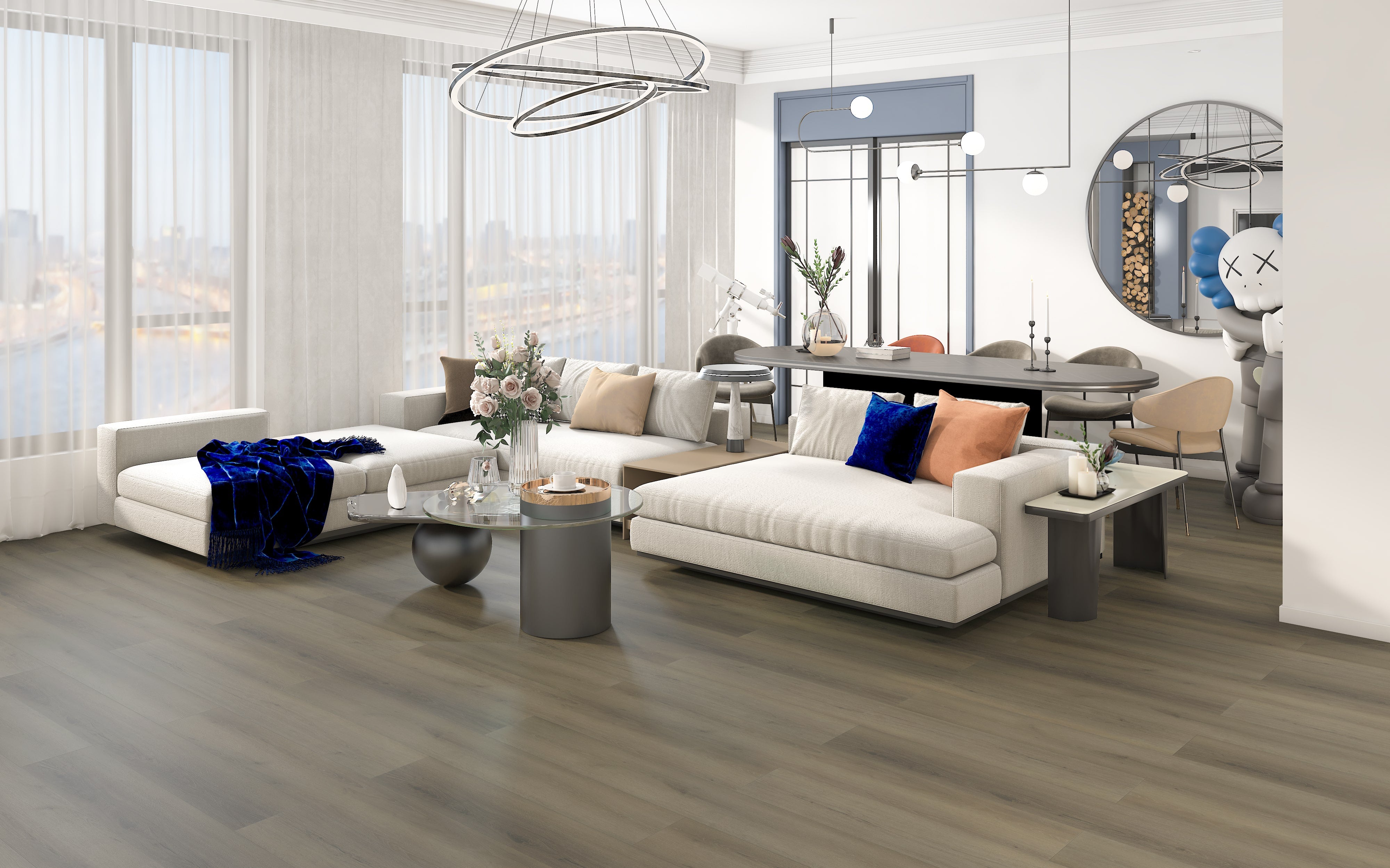 Paradigm Flooring Performer Plus Raven PPPSPC2004 SPC Luxury Vinyl Plank 9” x 60" (22.38 SF/Box)
