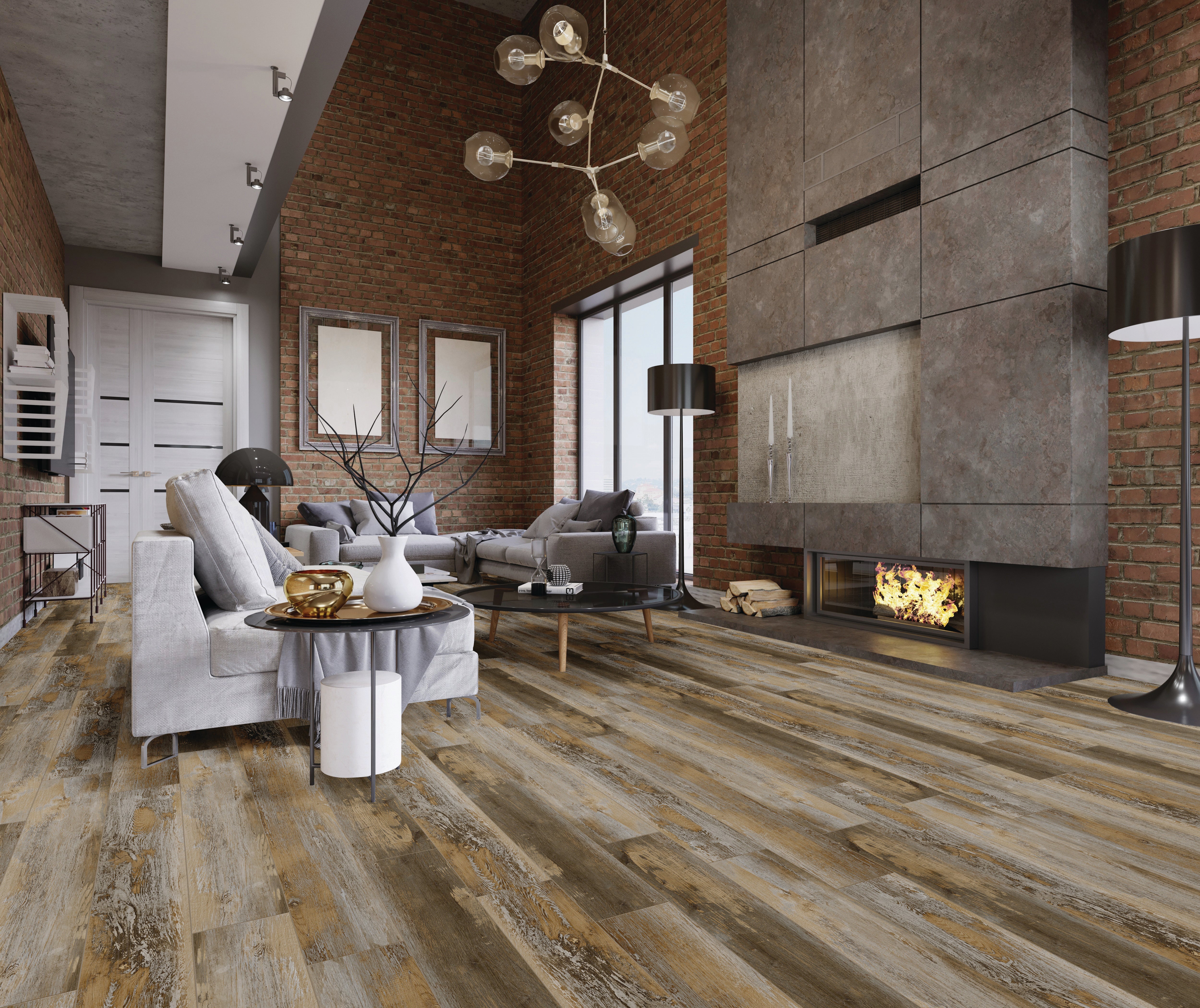 Stanton Natural Beauty 7 Rockwood Vintage Harvest 46201 7" X 48"  (26.03 Sq. Ft/Box)