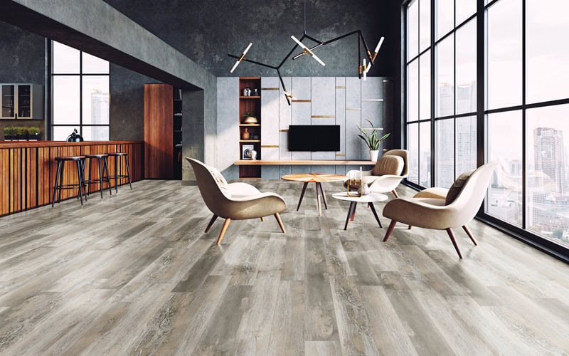 Stanton Natural Beauty 7 Rockwood Greystone 46202 7" x 48" Luxury Vinyl Plank (26.03 SF/Box)