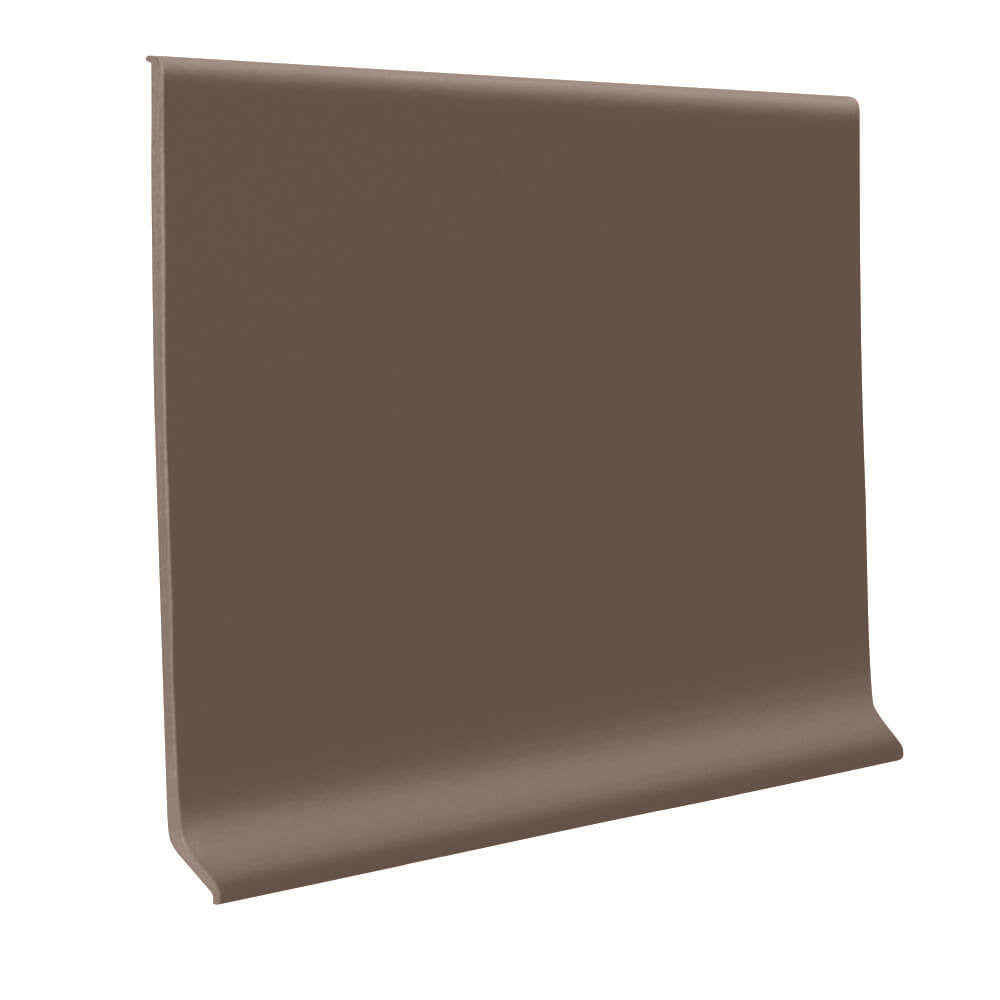 Roppe Pinnacle Wall Base Biscotti 2.5" x 4' (30 Pcs. / Box) by 1/8" Cove (with Toe) (120 LF / Box)
