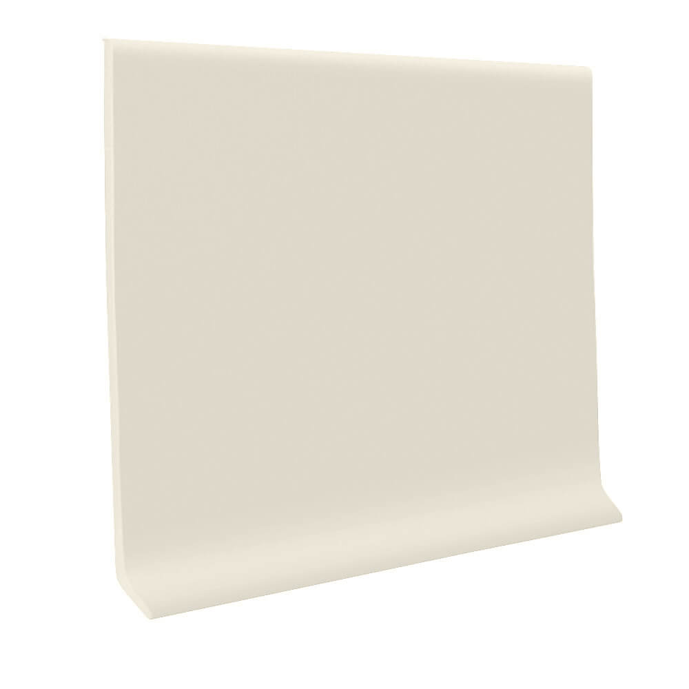Roppe 700 Series 2.5" Cove wall base in Parchment, flexible rubber