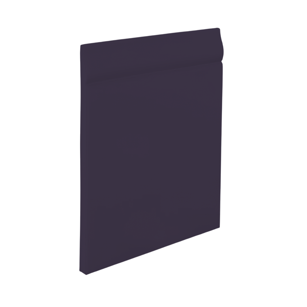Roppe Pinnacle Plus Wall Base Classic #25 Aubergine 4 9/16" x 60' Roll by 3/16" Straight (Toeless)