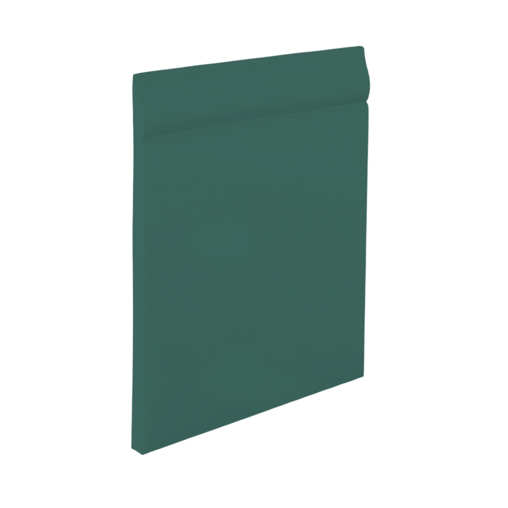 Roppe Pinnacle Plus Wall Base Classic #25 Hunter Green 4 9/16" x 60' Roll by 3/16" Straight (Toeless)