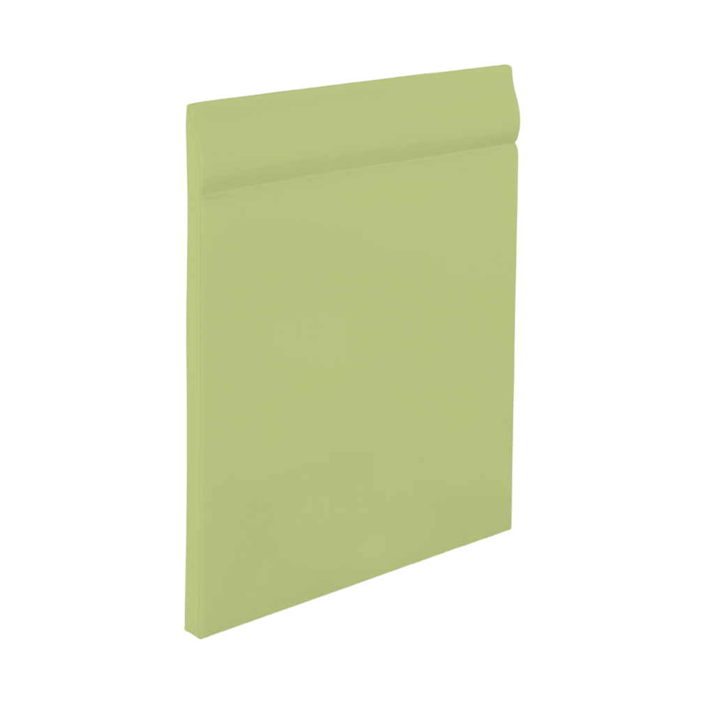 Roppe Pinnacle Plus Wall Base Classic #25 Pear Green 4 9/16" x 60' Roll by 3/16" Straight (Toeless)