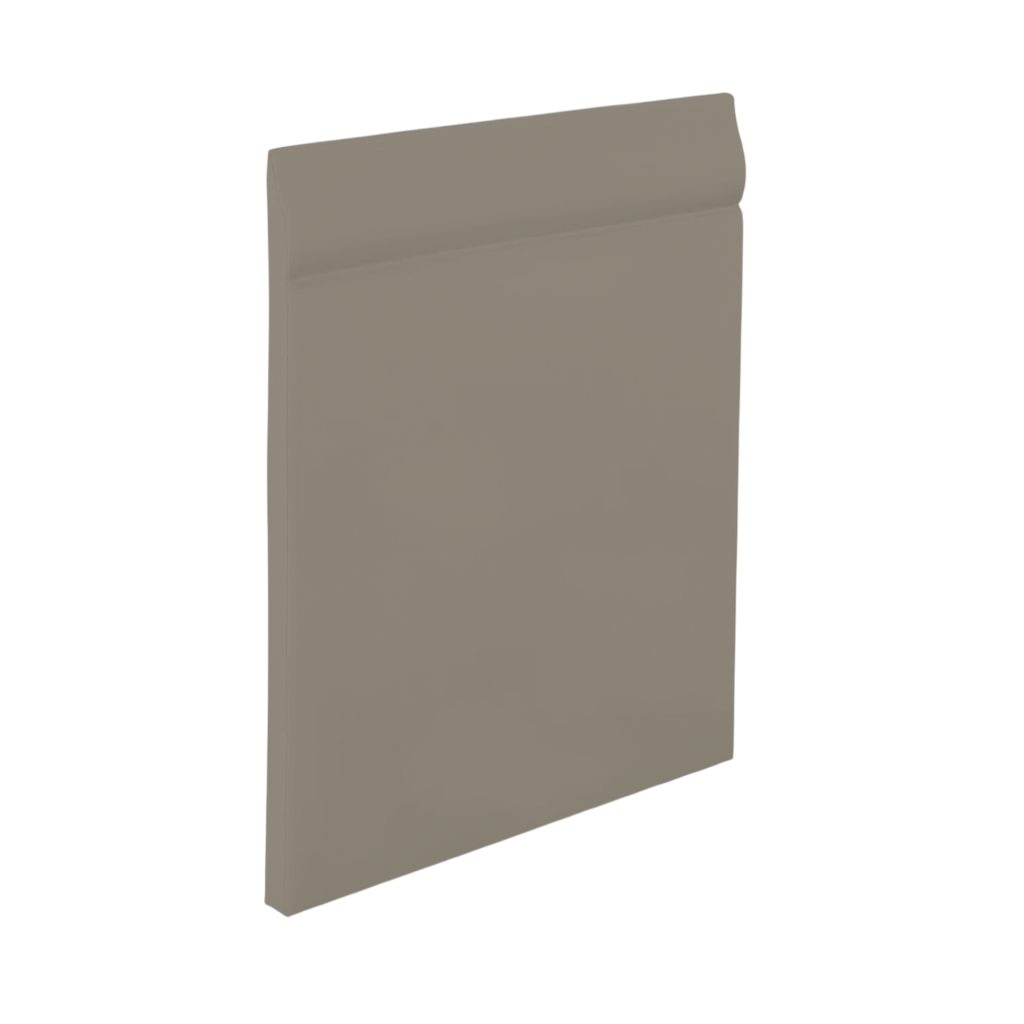 Roppe Pinnacle Plus Wall Base Classic #25 Pewter 4 9/16" x 60' Roll by 3/16" Straight (Toeless)