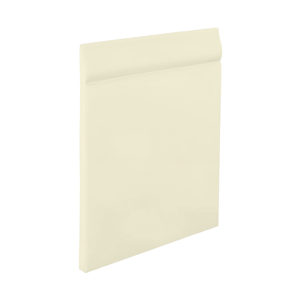 Roppe Pinnacle Plus Wall Base Classic #25 White 4 9/16" x 60' Roll by 3/16" Straight (Toeless)