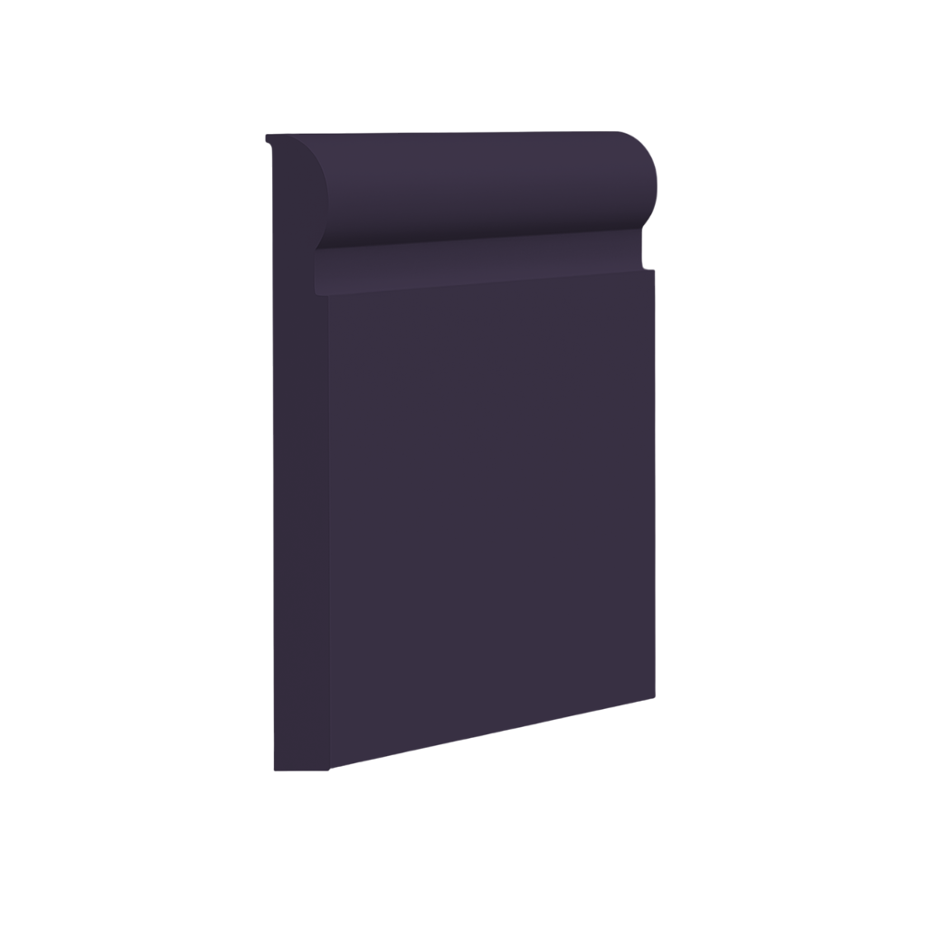 Roppe Pinnacle Plus Wall Base Contrive #05 Aubergine 2 1/2" x 60' Roll by 1/4" Straight (Toeless)