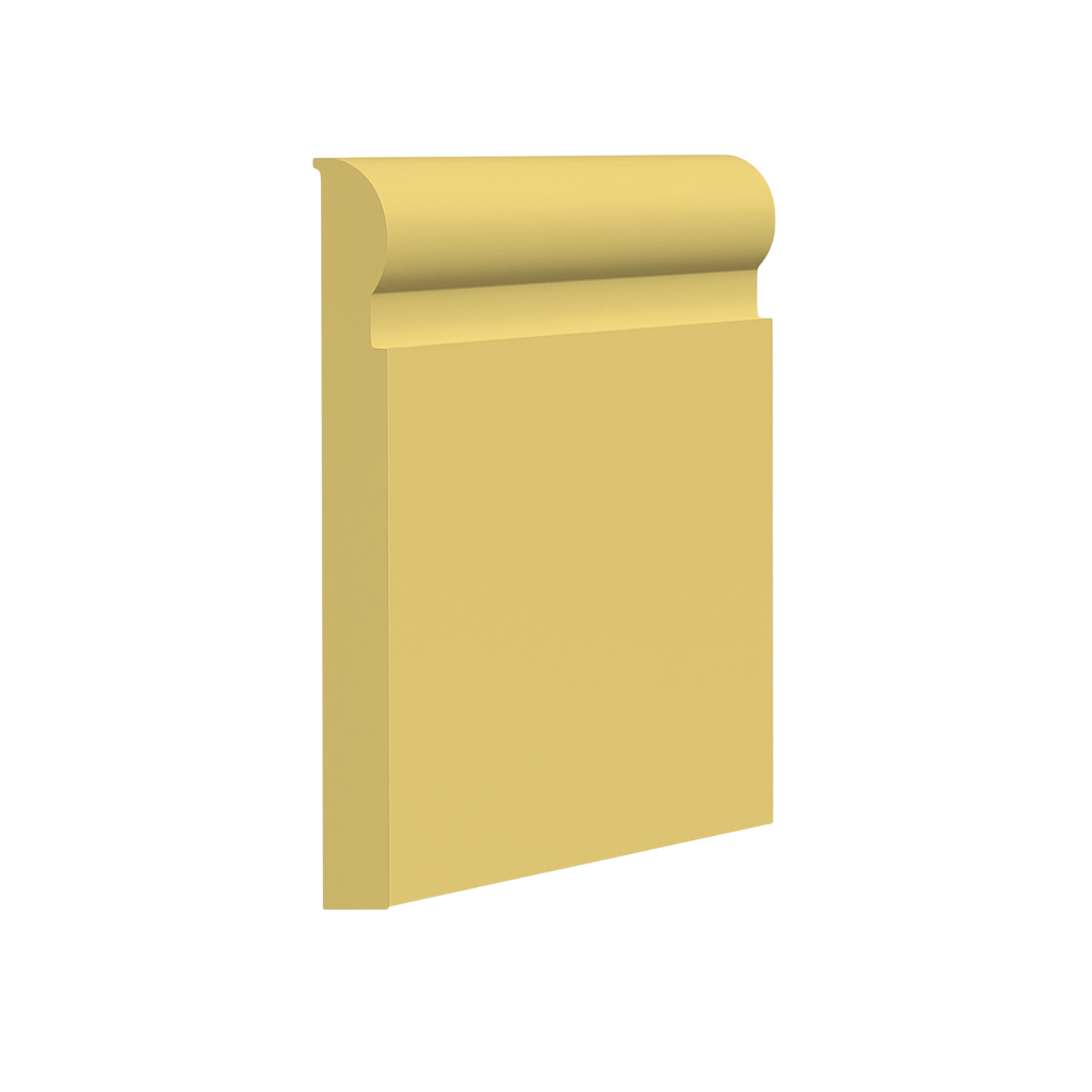 Roppe Pinnacle Plus Wall Base Contrive #05 Jonquil 2 1/2" x 60' Roll by 1/4" Straight (Toeless)