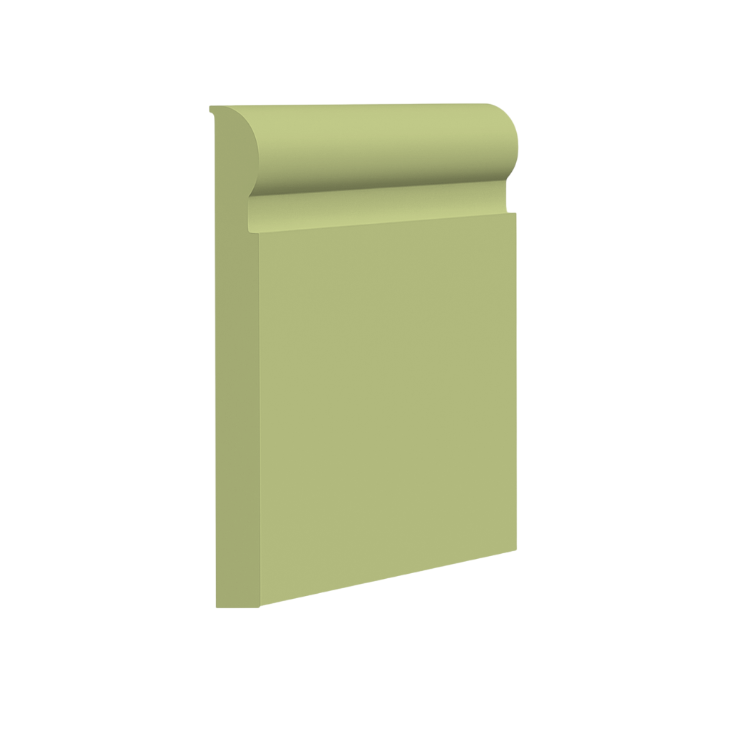 Roppe Pinnacle Plus Wall Base Contrive #05 Pear Green 2 1/2" x 60' Roll by 1/4" Straight (Toeless)