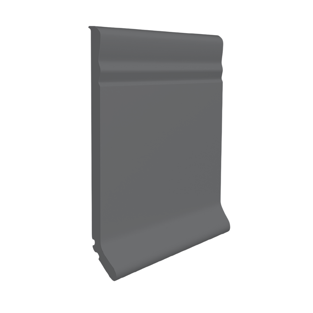 Roppe Pinnacle Plus Wall Base Draft #20 Charcoal 4" x 120' Roll by 1/8" Cove (with Toe)