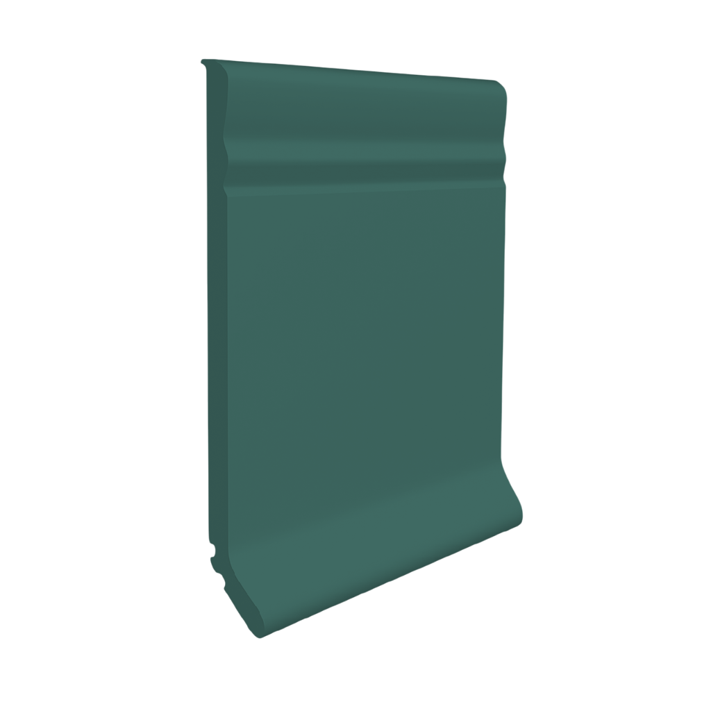 Roppe Pinnacle Plus Wall Base Draft #20 Hunter Green 4" x 120' Roll by 1/8" Cove (with Toe)