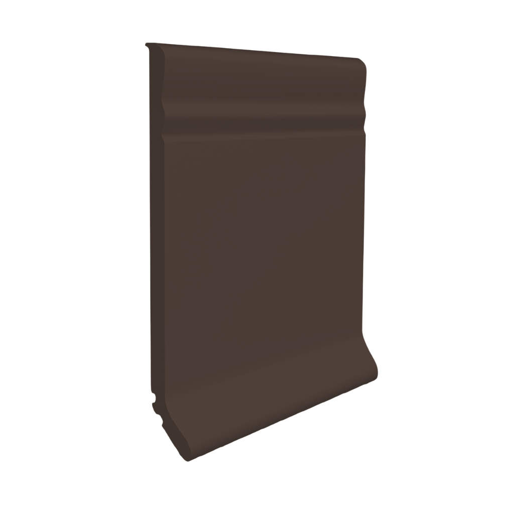 Roppe Pinnacle Plus Wall Base Draft #20 Light Brown 4" x 120' Roll by 1/8" Cove (with Toe)